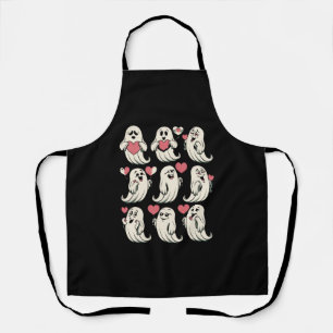 Tablier Petit cœur d'amant fantôme Saint Valentin Couple d