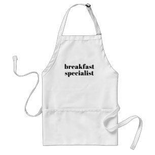 Tablier Petit Déjeuner Spécialiste Cute Citation Apron