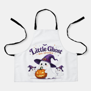 Tablier Petit fantôme, grandes frayeurs, Halloween mignon