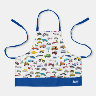 Tablier Petit Garçon Things That Move Vehicle Cars Kid