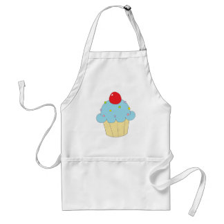Tablier Petit gâteau bleu