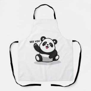 Tablier petit panda mignon
