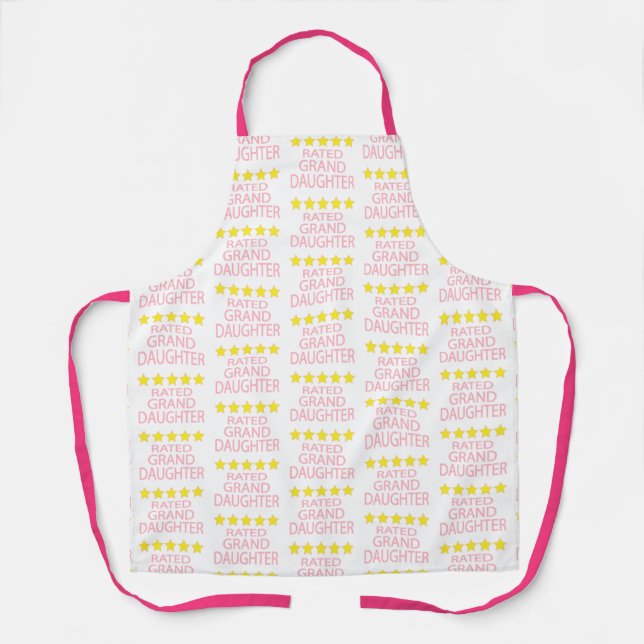 Tablier Petite-fille cinq étoiles (Recto)