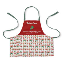Petits gâteaux de Noël personnalisés Apron pour en