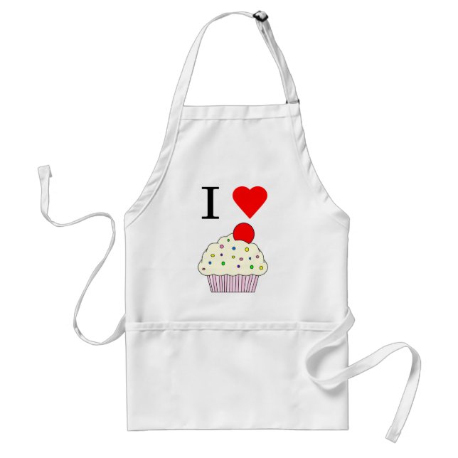 Tablier Petits gâteaux du coeur I (Devant)
