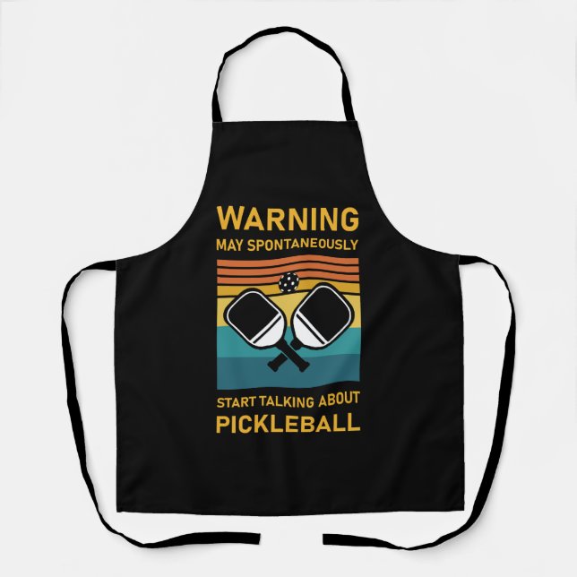 Tablier Peut Commencer À Parler De Pickleball (Recto)