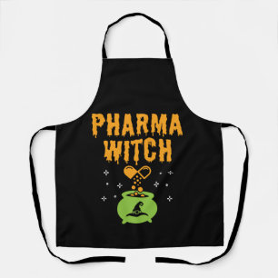 Tablier Pharma Witch Pharmacy Pharmacy Tech Halloween