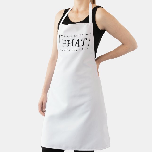 Tablier PHAT chaud et tentant noir et blanc (Insitu)