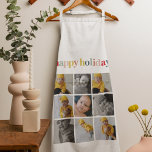 Tablier Photo Collage | Colorful Happy Holiday<br><div class="desc">Découvrez l'esprit de joie et de fête avec notre photo Collage Colorful Happy Holiday,  un ajout délicieux à votre décor festif ou un cadeau réfléchi pour vos proches. Ce collage unique présente un mélange éclatant d'instantanés sur le thème des vacances,  capturant l'essence de vos moments chers.</div>