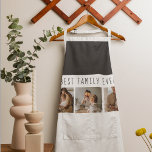Tablier Photo Collage Moderne & Meilleure Famille Jamais M<br><div class="desc">Présentez le cadeau de collage moderne Photo & Best Family Ever Text, une façon unique et personnalisée de célébrer l'amour et la joie de votre famille. Ce cadeau spécial combine la beauté d'un collage photo personnalisé avec un message sincère pour créer un souvenir mémorable qui sera chéri pour les années...</div>