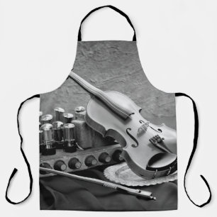 Tablier Photo d'art encore en vie sur techno musicien