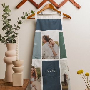 Tablier Photo de collection de la famille moderne   Amour 