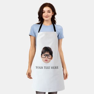 Tablier Photo Personnalisée Avec Cadeau Texte Pour Le Chef