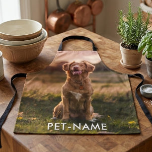 Tablier Photo personnalisée avec le nom de votre chien