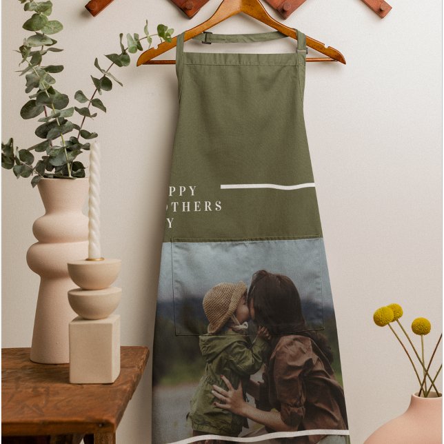 Tablier Photo personnalisée Fête des mères Cadeau (Créateur téléchargé)