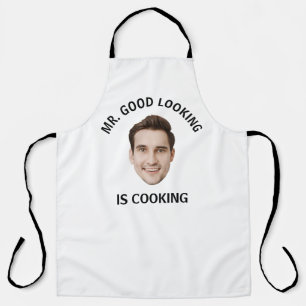 Tablier Photo personnalisée Texte Son Lui Femmes Hommes