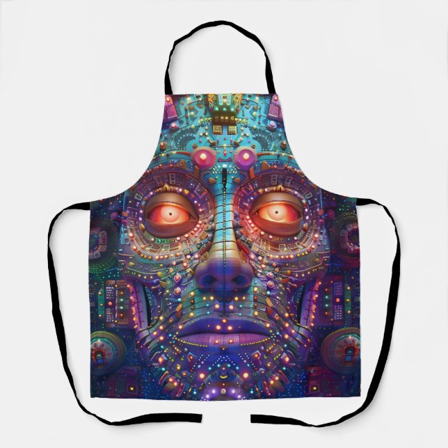 Tablier Photo Upload Kitchen Apron With Image Print Area (Recto)