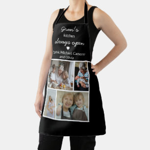 Tablier Photos en noir et blanc de la cuisine de Gran touj