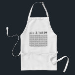 Tablier pi= 3.14159 and so on Math Science pi Day Digits<br><div class="desc">pi= 3.14159 and so on Math Science pi Day Digits Apron</div>