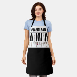 Tablier Piano-touches Piano-Bar