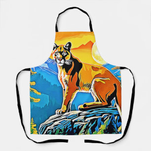Tablier Pic de Cougar : Art de Mountain Majesty