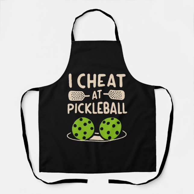 Tablier Pickleball Drôle (Recto)