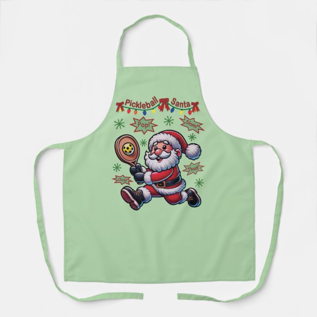 Tablier Pickleball Père Noël Noël (Recto)