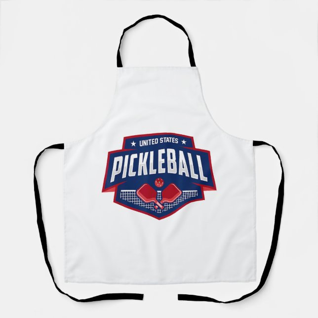 Tablier Pickleball Support Team Pickleball Player USA (Recto)