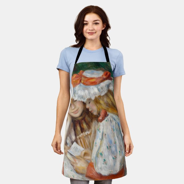 Tablier Pierre-Auguste Renoir - Deux Filles Lisant (Porté)