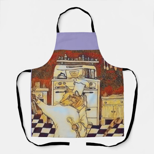 Tablier Pierre Le Chat 🐈 ‍ ⬛ Chef 🧑 ‍ 🍳 (Recto)