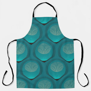 Tablier Pierres Peacock Stylisées Carrelage bleu