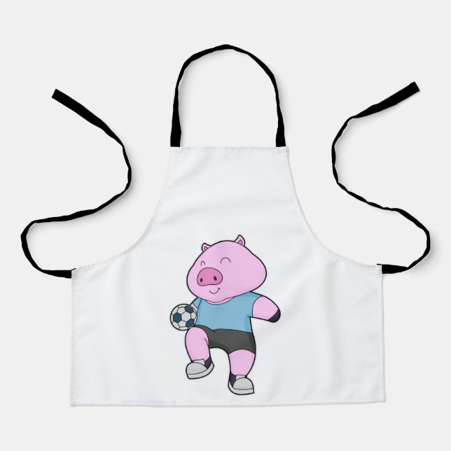 Tablier Pig Soccer joueur Soccer (Recto)
