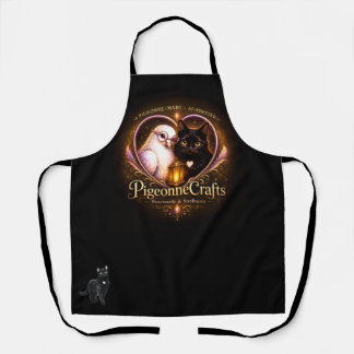 Tablier PigeonneCrafts Faite avec amour avec Nova