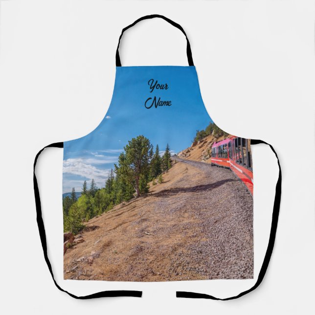 Tablier Pikes Peak Train Ride Apron (Recto)