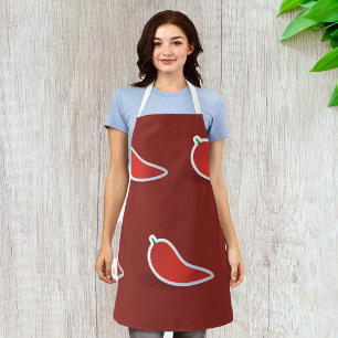 Tablier Piment Rouge