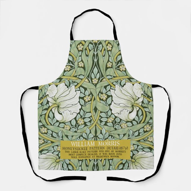 Tablier Pimpernel Design par William Morris (Recto)