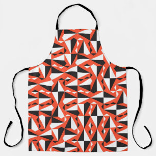 Tablier Pinceau géométrique Abstrait : Motif Vintage
