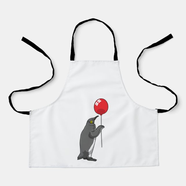 Tablier Pingouin avec ballon (Recto)