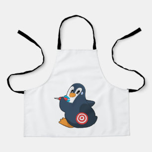 Tablier Pingouin fléchettes fléchettes