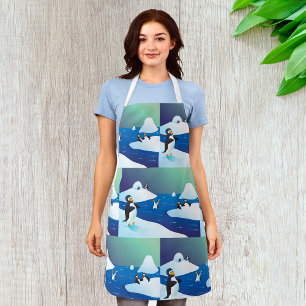Tablier Pingouins Et Glace