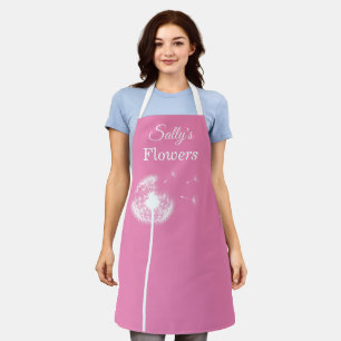 Tablier Pink Dandelion Apron