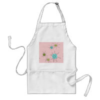 Pink Iconic Atomic Starbursts Apron