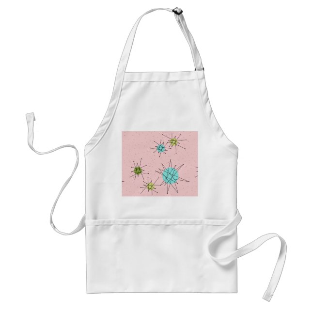 Tablier Pink Iconic Atomic Starbursts Apron (Devant)