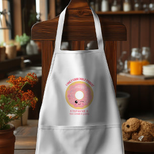 Tablier Pink Kawaii Donuts Cuisiner uniquement des aliment