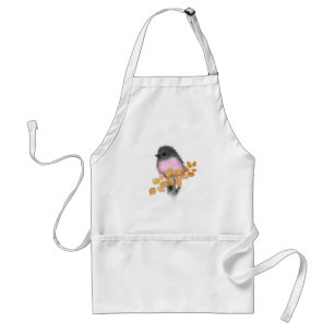 Tablier Pink Robin Bird Apron