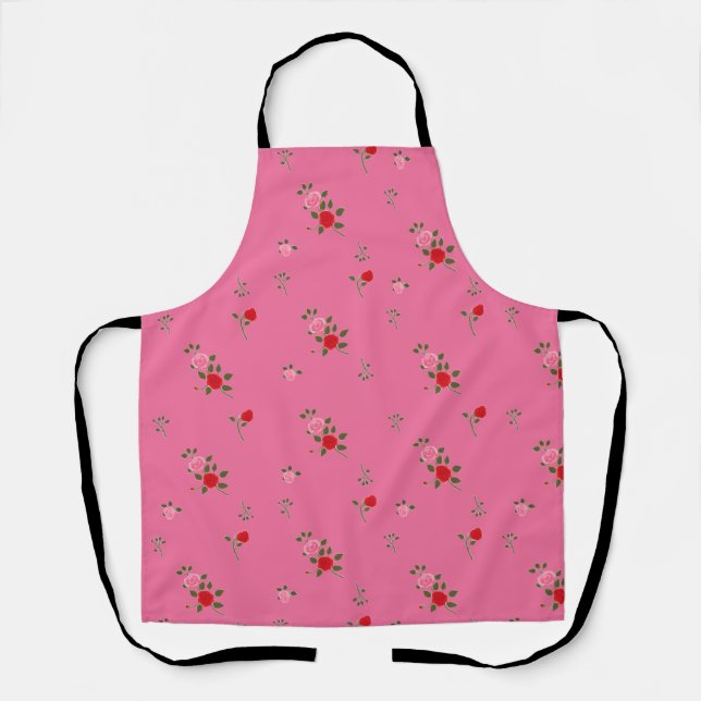 Tablier Pink roses (Recto)
