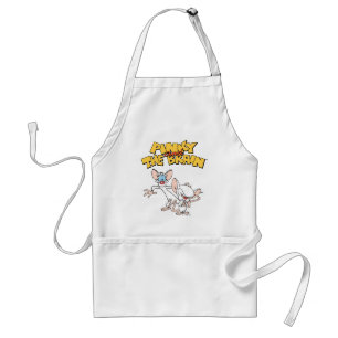 Tablier Pinky et le cerveau   Afficher le logo