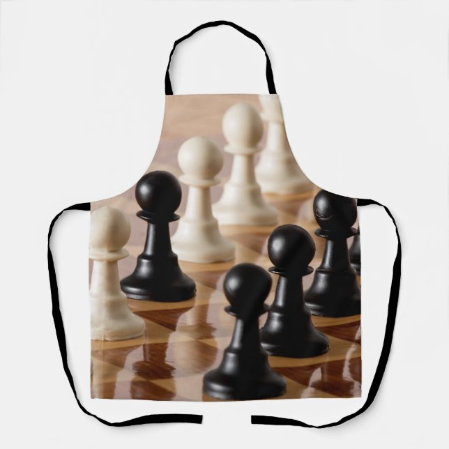 Tablier Pions sur l'échiquier (Recto)