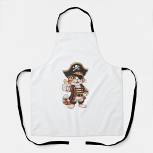 Tablier Pirate Chat amoureux des chats Oeil Patch Gasparil