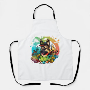 Tablier Pirate de chien berger allemand